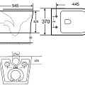 Унитаз подвесной Aquanet Roll-W rimless белый глянец