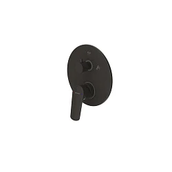 Смеситель встраиваемый для душа Bravat Rhein PB8429564BW-2-ENG черный