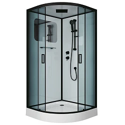 Душевая кабина Niagara Premium 90х90см NG-6901-01 профиль черный
