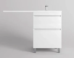 Тумба под раковину Style Line Даллас Леон 120 СС-00002438 белый глянец