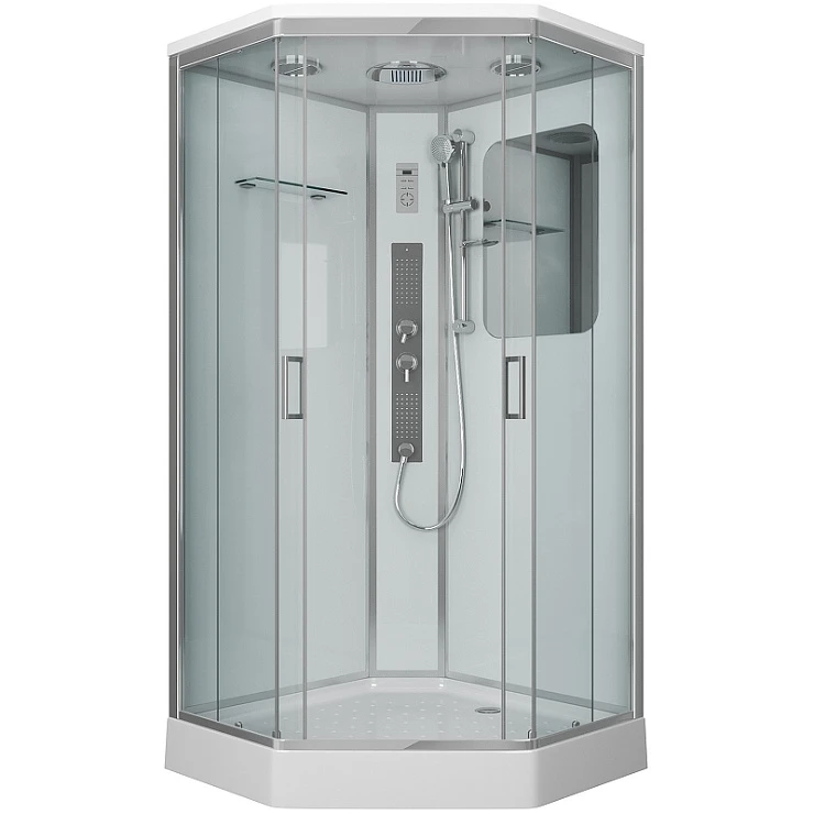 Душевая кабина Niagara Premium 90х90см NG-6001-01GD профиль хром