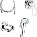 Гигиенический душ Grohe BauLoop 124895 со смесителем, хром
