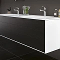 Тумба под раковину Cezares Titan 160 TITAN-I-1600/530-2C-BLH black hacienda