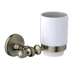 Стакан Art&Max Antic Crystal AM-E-2668SJ-Br белый / бронза