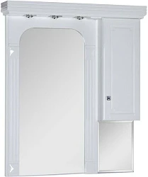 Зеркало-шкаф Aquanet Фредерика 100 171272 белый