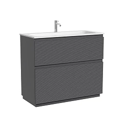 Тумба под раковину Sancos Folk Floor 100 FL100FGS напольная, Grey soft