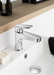 Смеситель для раковины Bravat Diamond F118102G-ENG золото