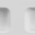 Раковина двойная встраиваемая Cezares TITAN-1800-2-LVB белая