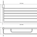Полка Bemeta Cytro 146208122 для душа, хром