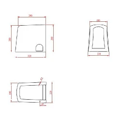 Полупьедестал BelBagno LAGO BB128PH